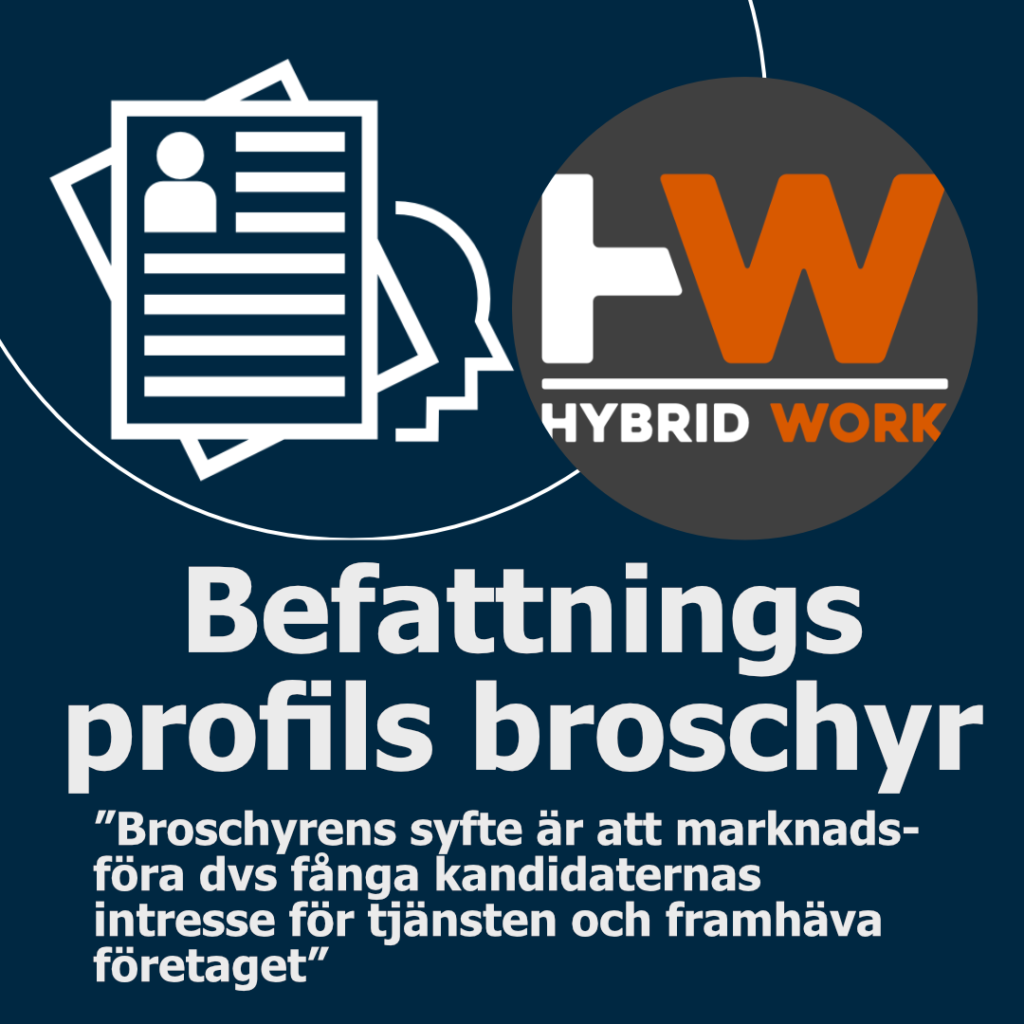Befattningsprofils broschyr Karusell_1